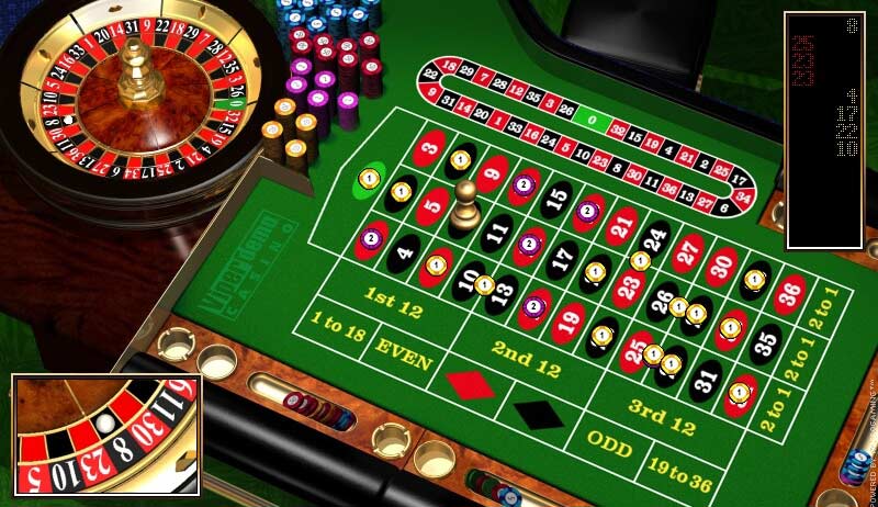 Virtual casino game